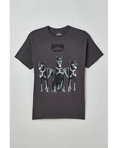 Urban Outfitters Death Row Records Classic Doberman Tee - Black