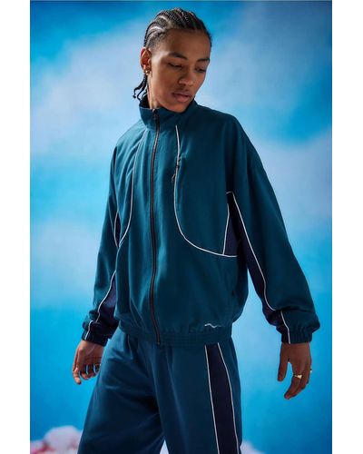 iets frans... Teal Pascal Track Jacket - Blue