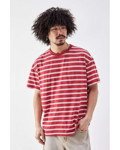BDG Red Striped T-shirt
