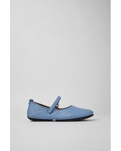 Camper Right Leather Ballet Flat - Blue