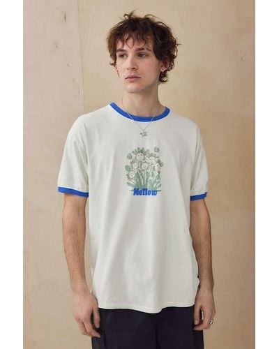Urban Outfitters Uo Mellow Ringer T-shirt - Blue