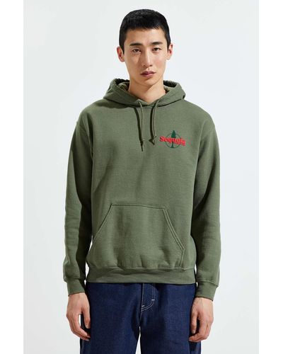 Parks Project Sequoia National Park Puff Print Hoodie Sweatshirt - Green