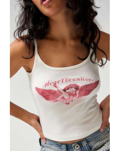 Urban Outfitters Uo Betty Boop Heartbreaker Cami - Brown