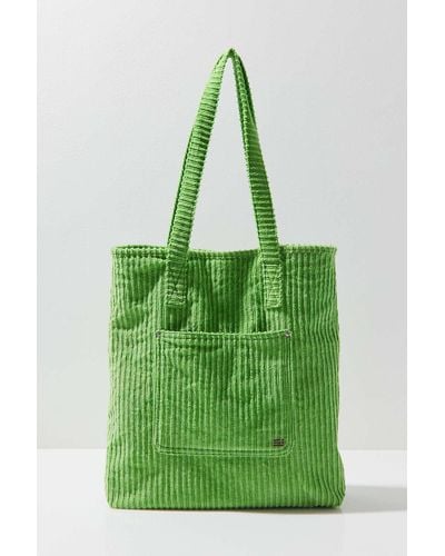 BDG Corduroy Essential Tote Bag - Green
