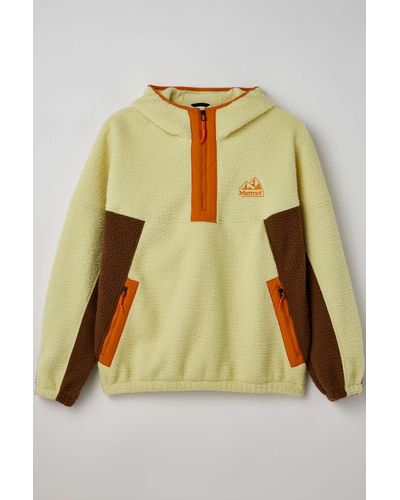 Marmot Super Aros Pile Fleece Jacket In Neutral,at Urban Outfitters - Metallic