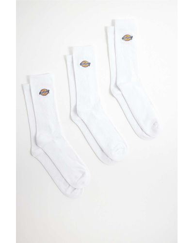 Dickies White Valley Grove Socks 3-pack