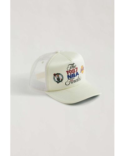 Mitchell & Ness 1987 Nba Finals Trucker Hat - White
