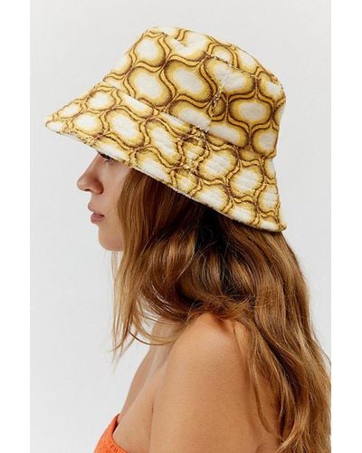 Urban Outfitters Patterned Bucket Hat - Metallic