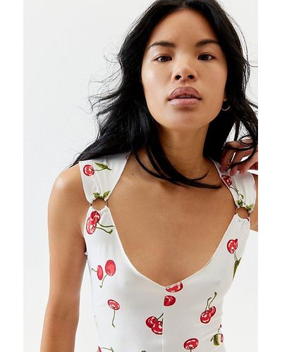 Urban Outfitters Uo Kamila Ring Tank Top - Natural