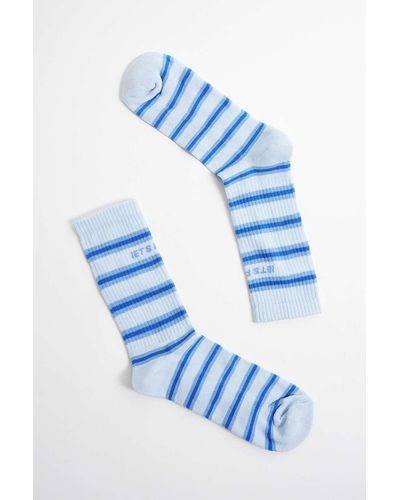 iets frans... Blue Stripe Socks