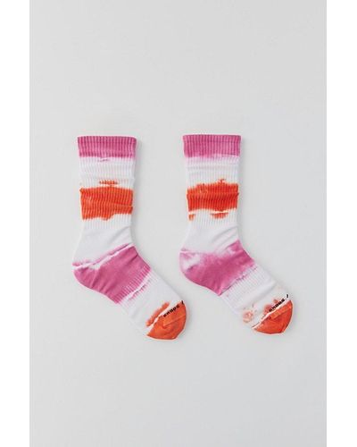 Happy Socks Dip-Dye Crew Sock - Pink