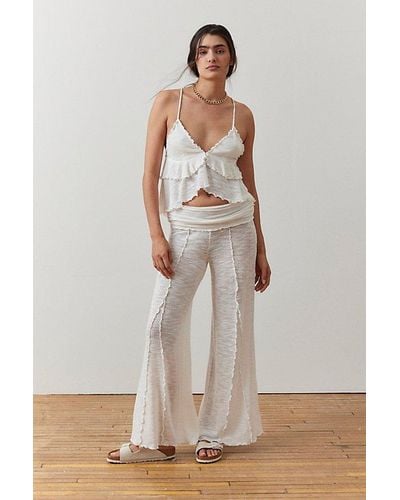 Out From Under Belle Flare Pant - White