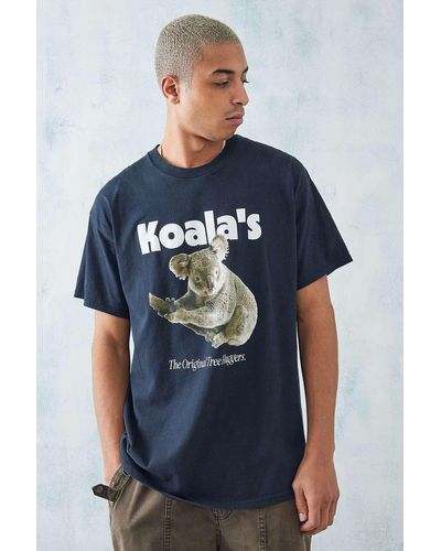Urban Outfitters Uo Koala T-shirt - Blue