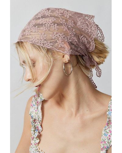 Out From Under Lace Headscarf - Natural