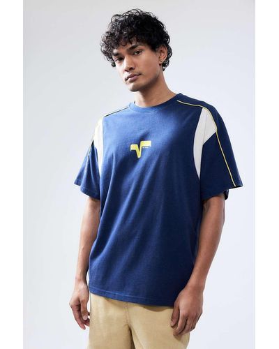 iets frans... Blue Cj Panel Shirt