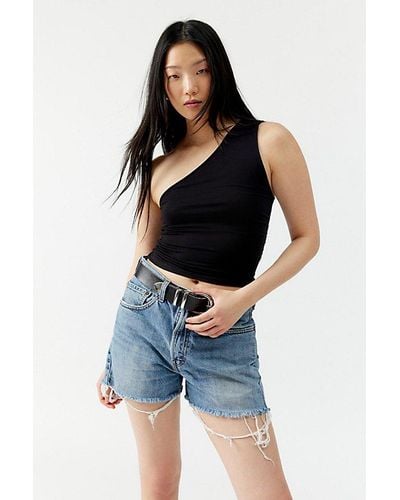 Urban Renewal Vintage Levi'S Low Rise Slouchy Short - Blue