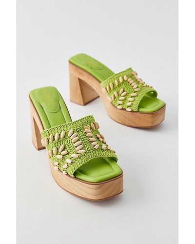 Matisse Footwear Glenn Platform Sandal - Green