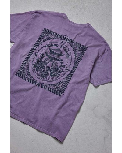 Urban Outfitters Uo Purple Maison Yurobi T-shirt