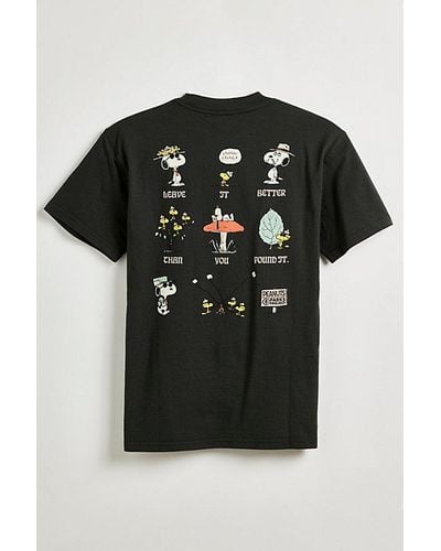 Parks Project X Peanuts Uo Exclusive Leave It Better Tee - Black