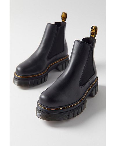 Dr. Martens Audrick Leather Platform Chelsea Boot - Black