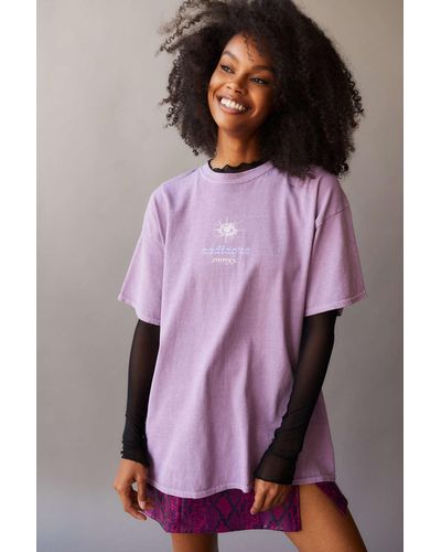 Urban Outfitters Zodiaque T-shirt Dress - Purple