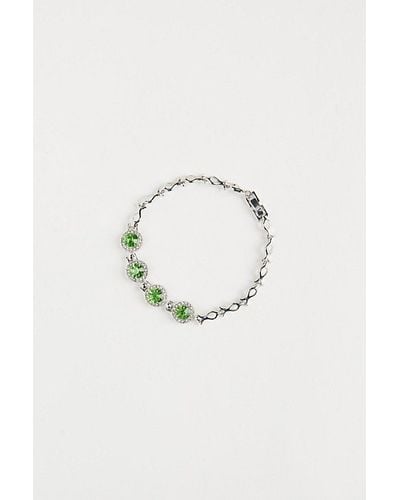 Urban Outfitters Felix Iced Gem Bracelet - Blue