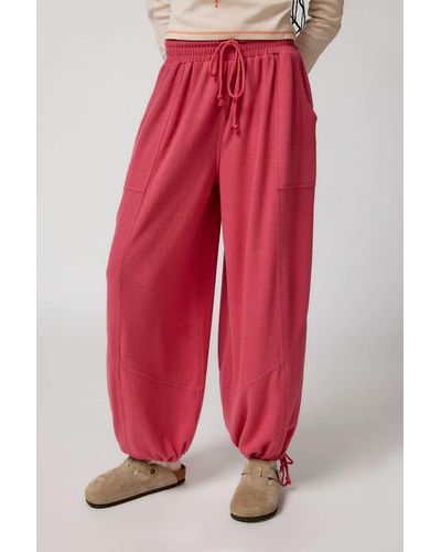 Out From Under Bounceplush Cabot Jogger Pant In Pink,at Urban Outfitters - Red