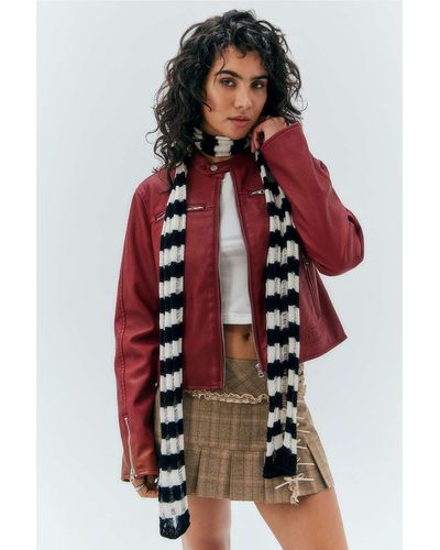 Urban Outfitters Uo Laddered Knitted Scarf
