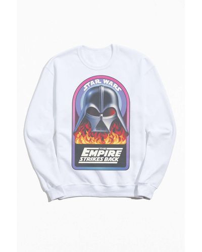 Urban Outfitters Star Wars Darth Vader Flame Crew Neck Sweatshirt - Multicolor