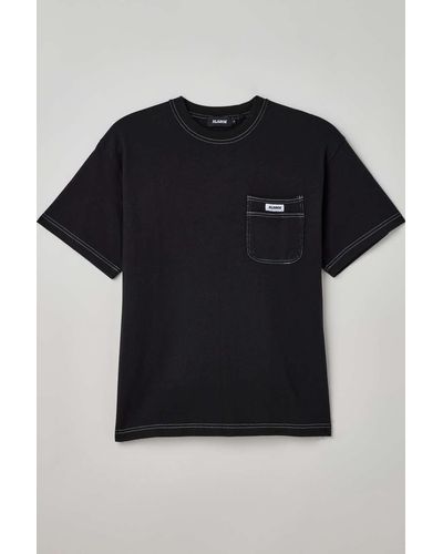 X-Large Work Pocket Tee In Black,at Urban Outfitters