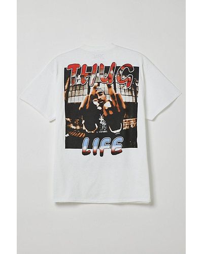 Urban Outfitters Tupac Thug Life Tee - White