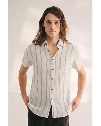 Katin Alan Short Sleeve Shirt Top - Natural