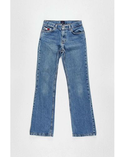 Urban Renewal One-of-a-kind Tommy Hilfiger Flared Denim Jeans - Blue