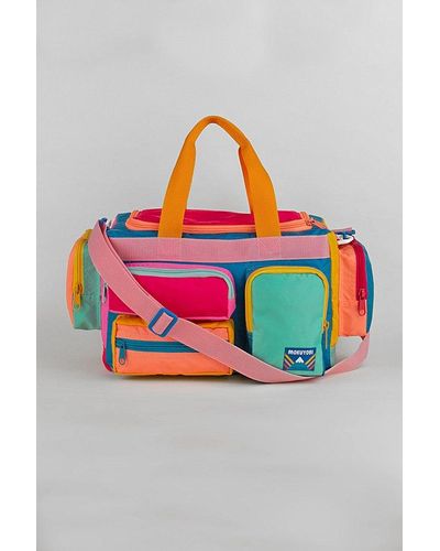 Mokuyobi Camp Colorblock Weekender Travel Duffle Bag - Multicolor