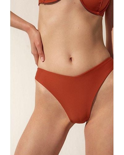 Alohas The Kite V-Front Bikini Bottom - Orange