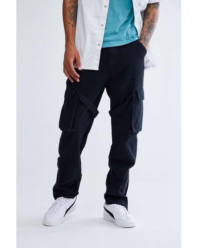 Standard Cloth Cargo Trousers - Blue