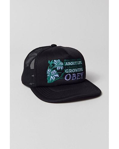 Obey Life Trucker Hat - Blue