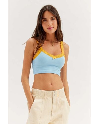 Out From Under Hailey Seamless Knit Plunge Bra Top