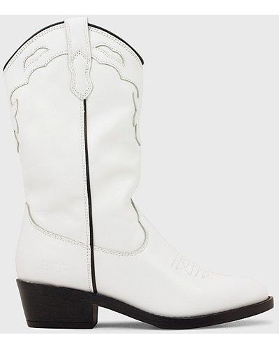 ROC Boots Australia Roc Indio Leather Cowboy Boot - White