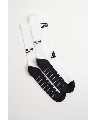 Reebok White & Black Sports Socks