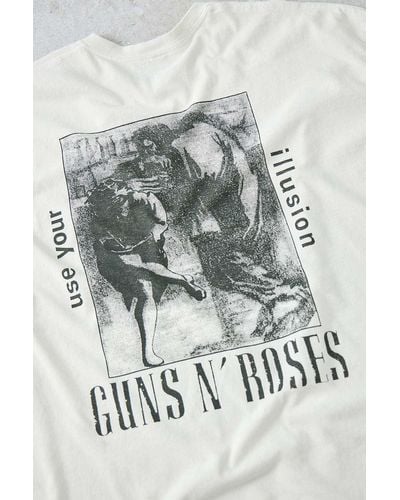 Urban Outfitters Uo - t-shirt guns n' roses" - Grau