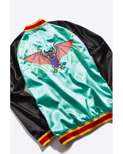 Ambsn X Modest Mouse Bat Ray Bomber Jacket - Multicolor