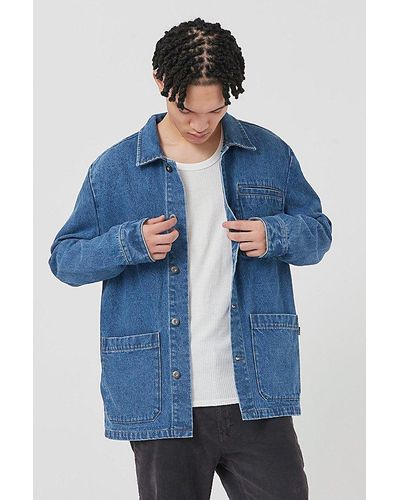 Barney Cools Peters Denim Work Jacket - Blue