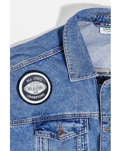 BDG Embroidered Iron-on Patches 3-pack At Urban Outfitters - Blue