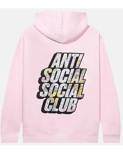 ANTI SOCIAL SOCIAL CLUB Drop A Pin Hoodie - Pink