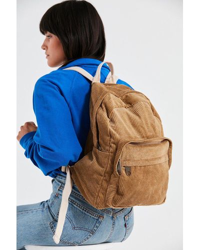 Urban Outfitters Classic Corduroy Backpack - Brown