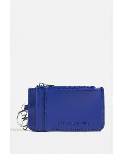 Urban Outfitters Uo Carabiner Clip Cardholder - Blue