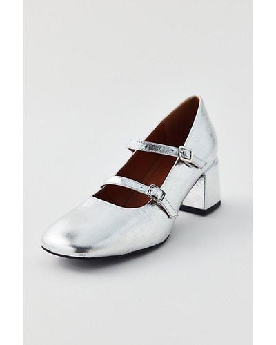 Vagabond Shoemakers Adison Double Strap Mary Jane Heel - White