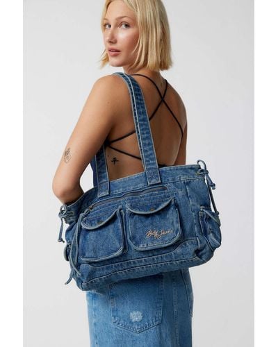 BDG Y2k Denim Tote Bag In Denim,at Urban Outfitters - Blue