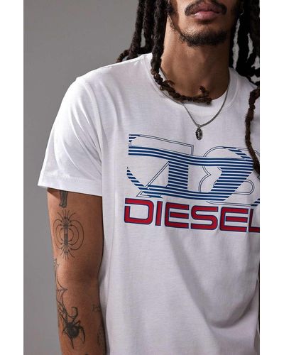DIESEL White T-diegor-k74 T-shirt